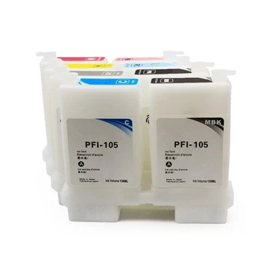 מחסנית דיו ניתנת למילוי חוזר של Canon PFI-105 130ML IPF 6300